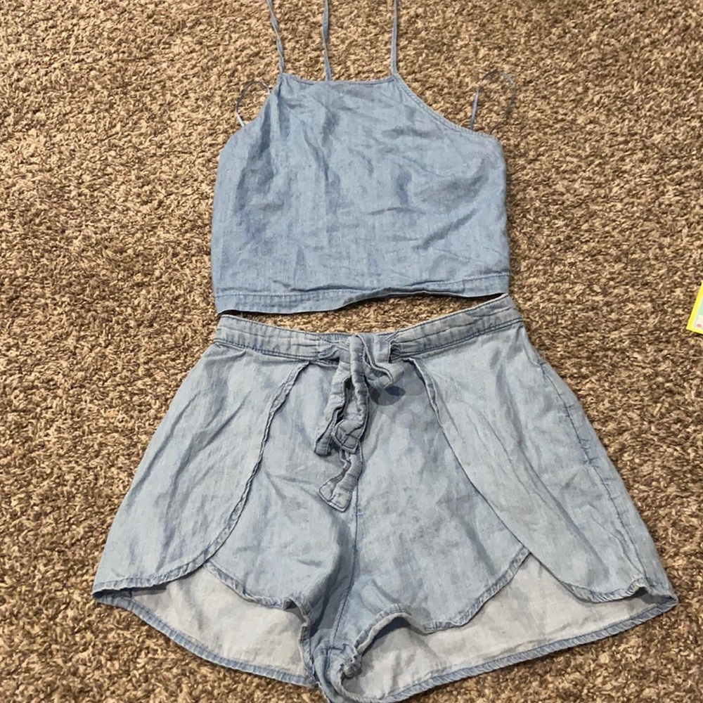 Fake jean set
